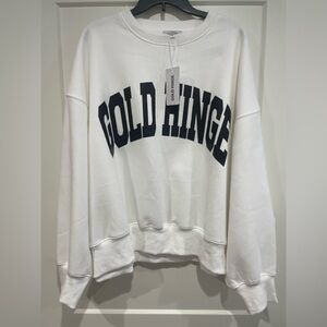 NWT Gold Hinge sweatshirt
